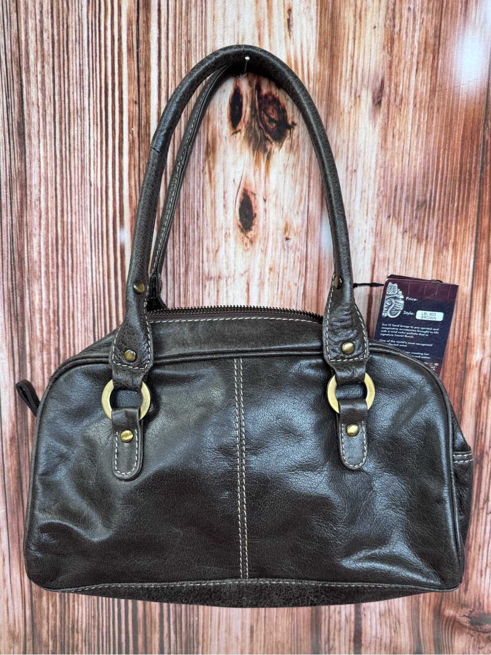 Laurel Burch Genuine Leather 3 Cats Bag - Picture 2 of 10